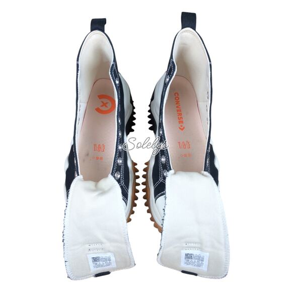 Converse Run Star Motion CX Platform High Top Black White Gum Sneaker Womens 9.5 - Picture 9 of 11